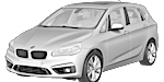 BMW F45 B1708 Fault Code